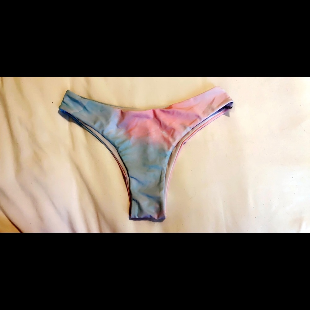 tie die bikini bottoms